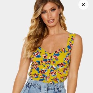 3/$15 NWT PrettyLittleThing Ruched Top- 4